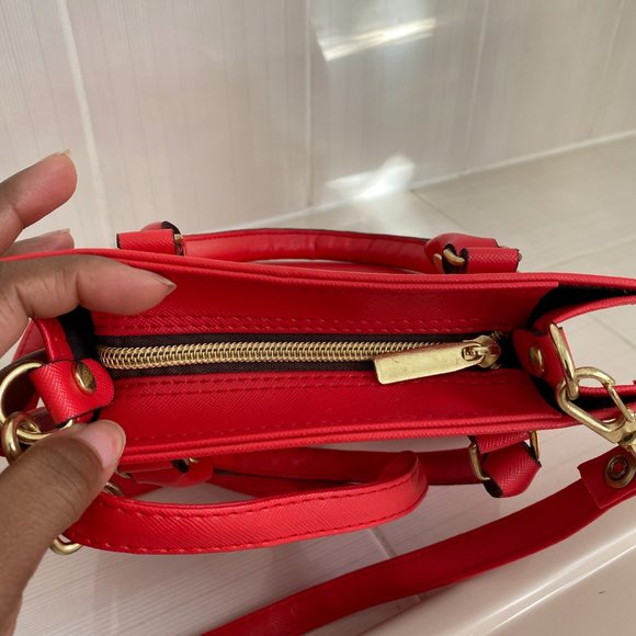 Red Mini Crossbody Bag - Picture 4 of 7